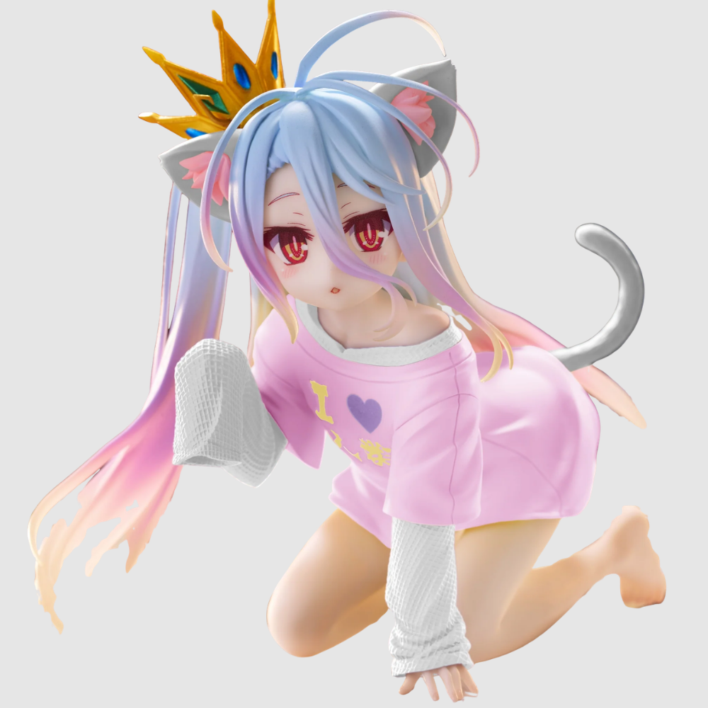 No Game No Life Shiro Renewel Ver. Desktop Cute Figure Taito