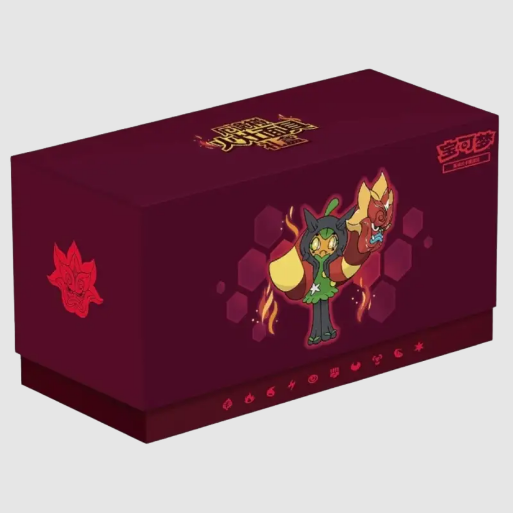 Pokémon TCG Chinese Ogerpon Hearthflame Mask Collection Box