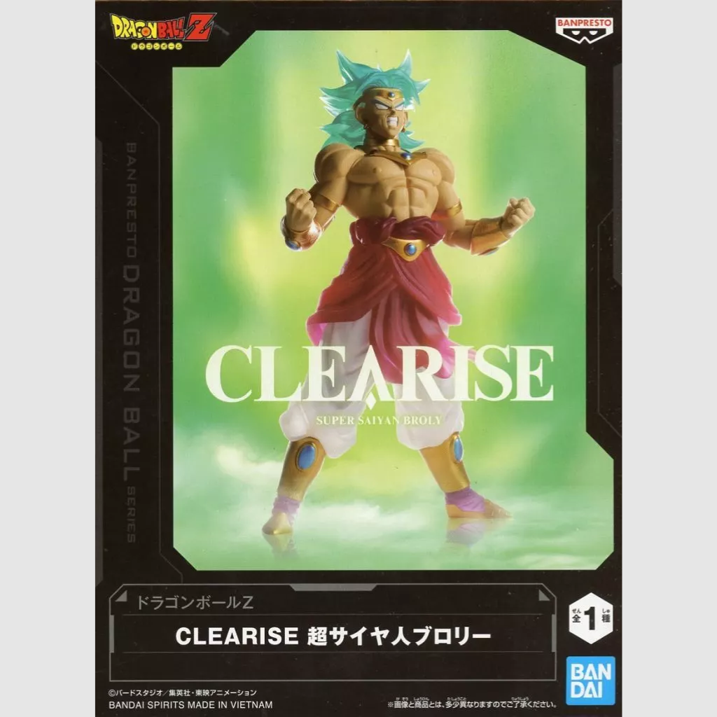 Dragon Ball Z CLEARISE Super Saiyan Broly Figure Banpresto