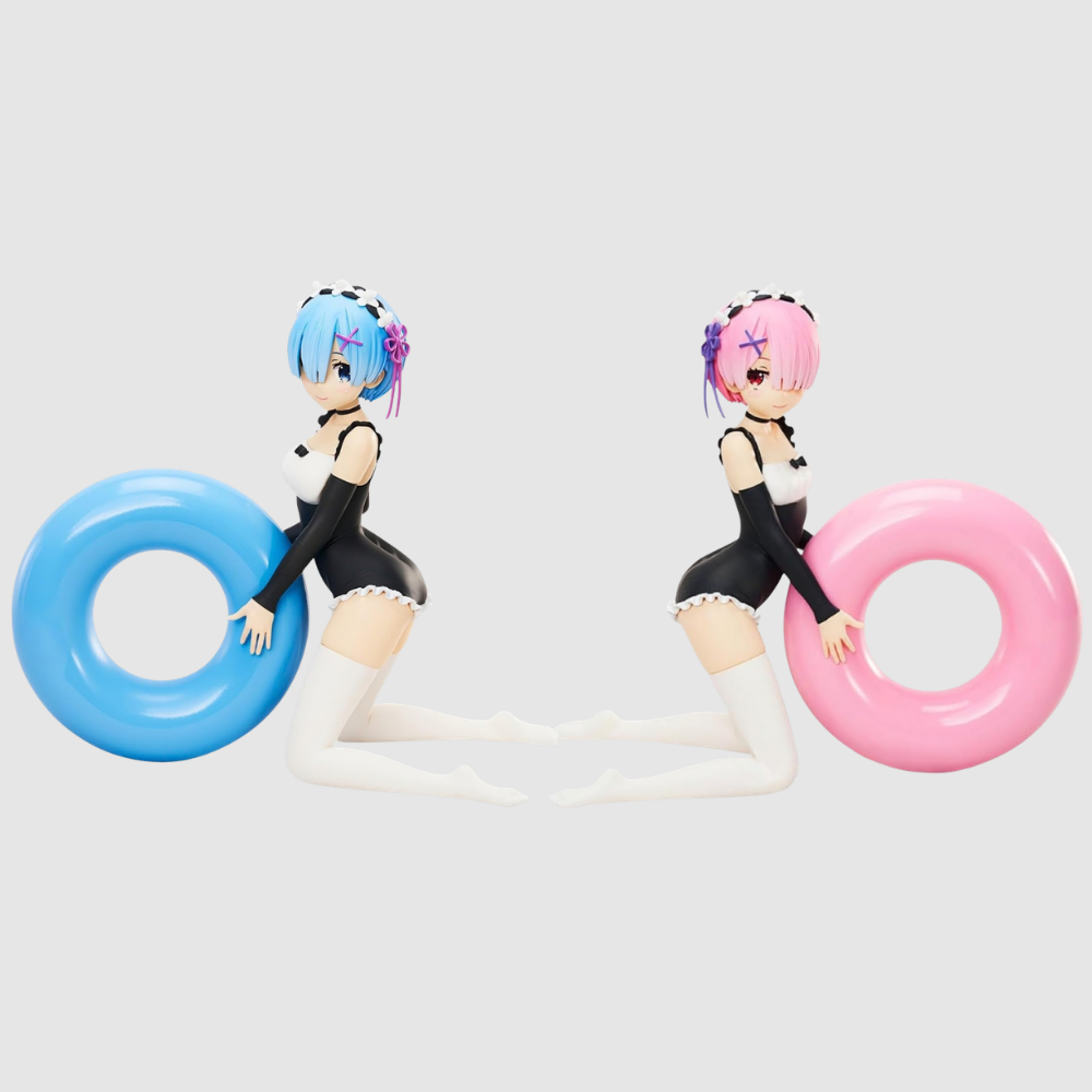 Re:Zero Starting Life in Another World Rem and Ram Celestial Vivi Ver. set Figure Banpresto