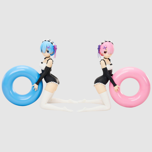 Re:Zero Starting Life in Another World Rem and Ram Celestial Vivi Ver. set Figure Banpresto