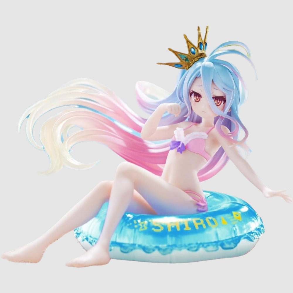 No Game No Life Aqua Float Girls Shiro Figure Taito Renewal