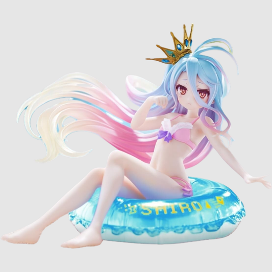 No Game No Life Aqua Float Girls Shiro Figure Taito Renewal