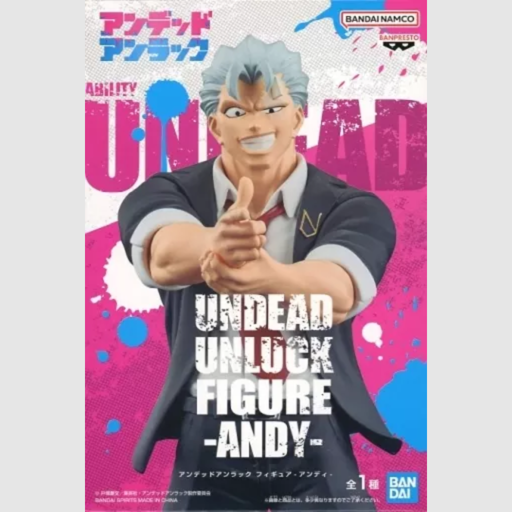 Undead Unluck Andy Figure Banpresto Bandai