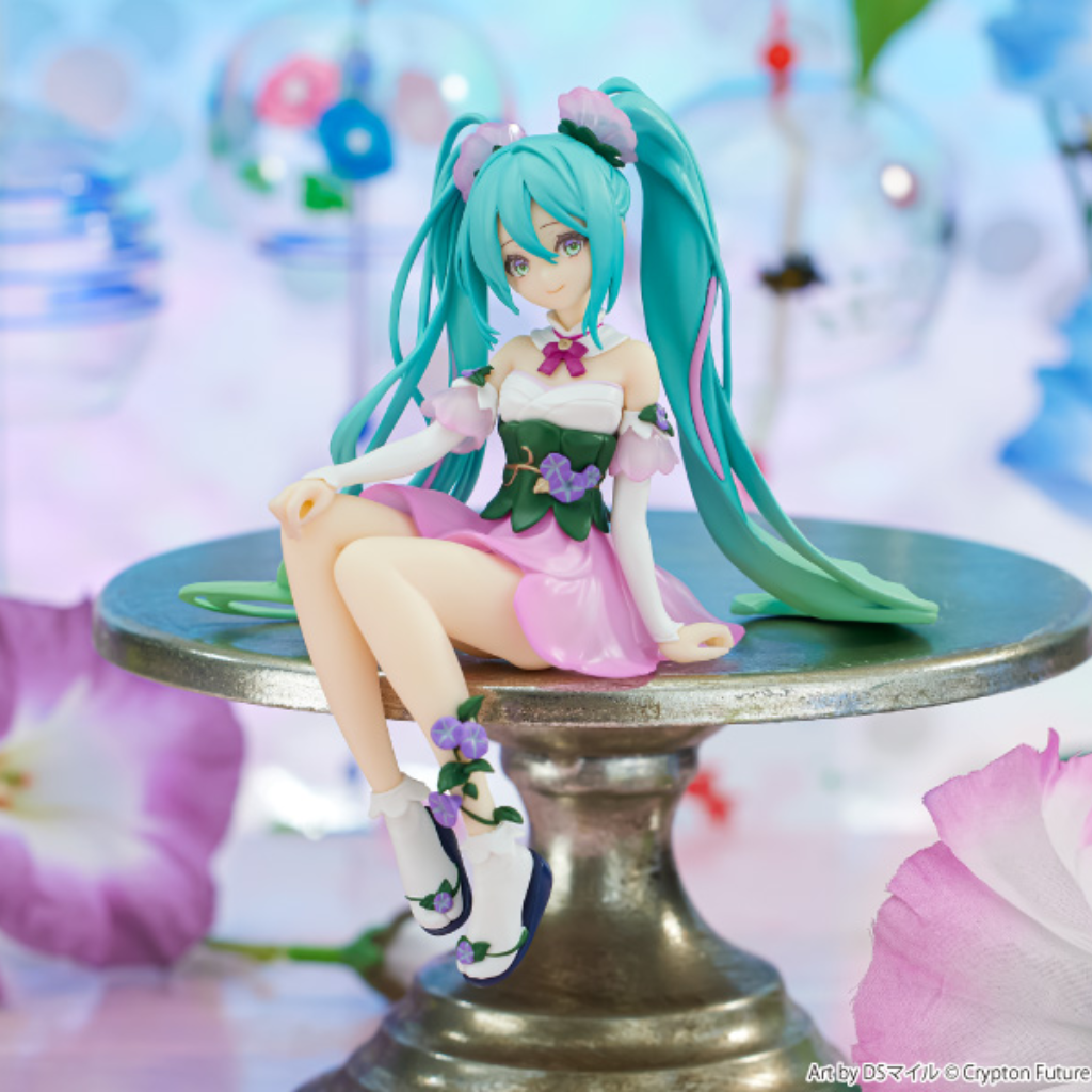 Vocaloid Hatsune Miku Flower Fairy Morning Glory Pink Color Ver. Noodle Stopper