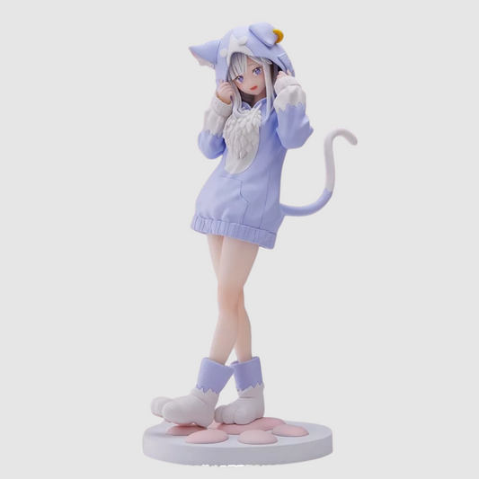Re Zero Starting Life in Another World Emilia Fluffy Pack Figure Luminasta SEGA