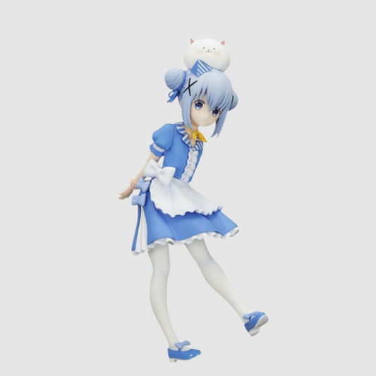 Is the Order a Rabbit BLOOM Trio-Try-iT Chino American Diner Ver Figure FuRyu
