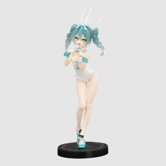 Vocaloid BiCute Bunnies Hatsune Miku Rurudo White Color Ver. Figure FuRyu