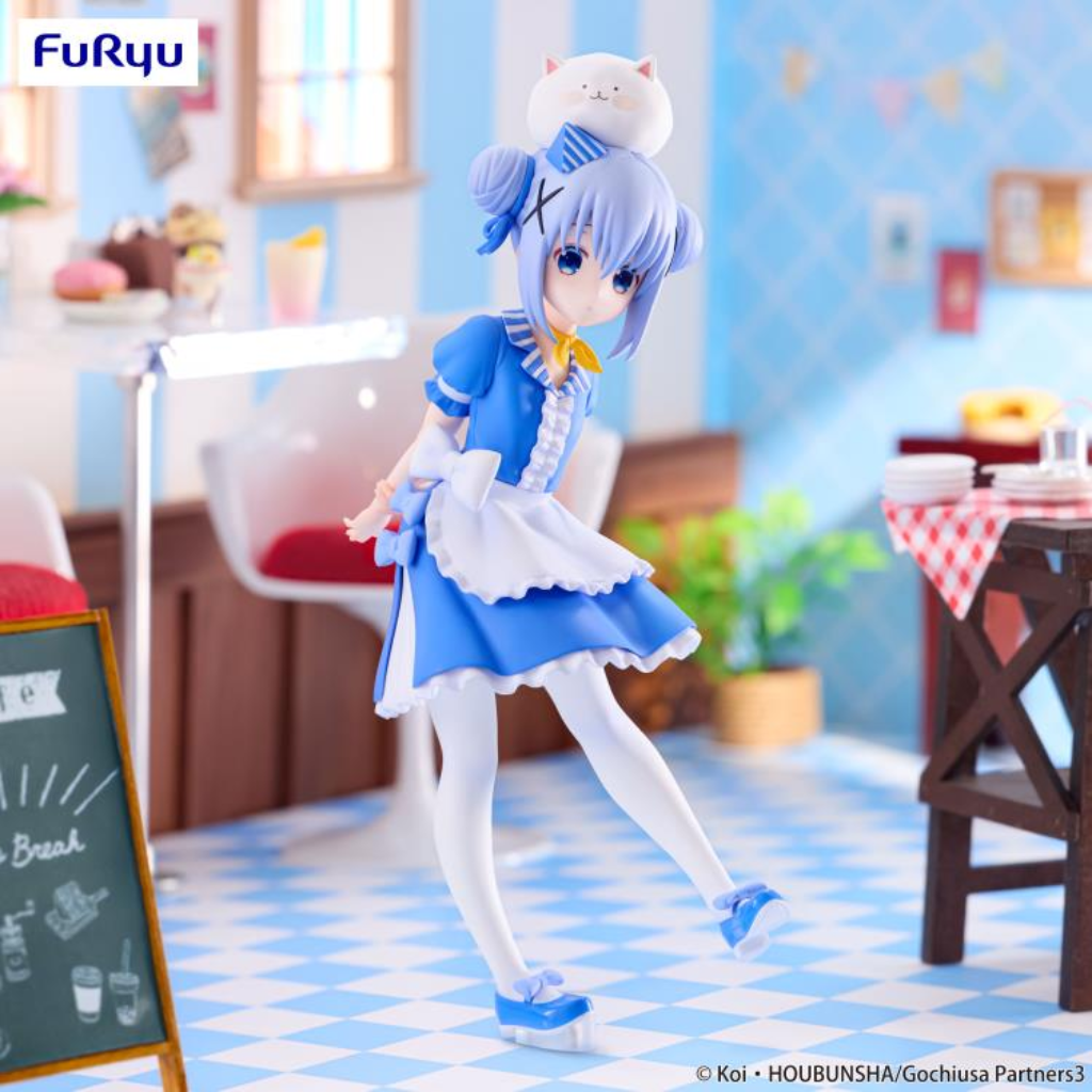 Is the Order a Rabbit BLOOM Trio-Try-iT Chino American Diner Ver Figure FuRyu