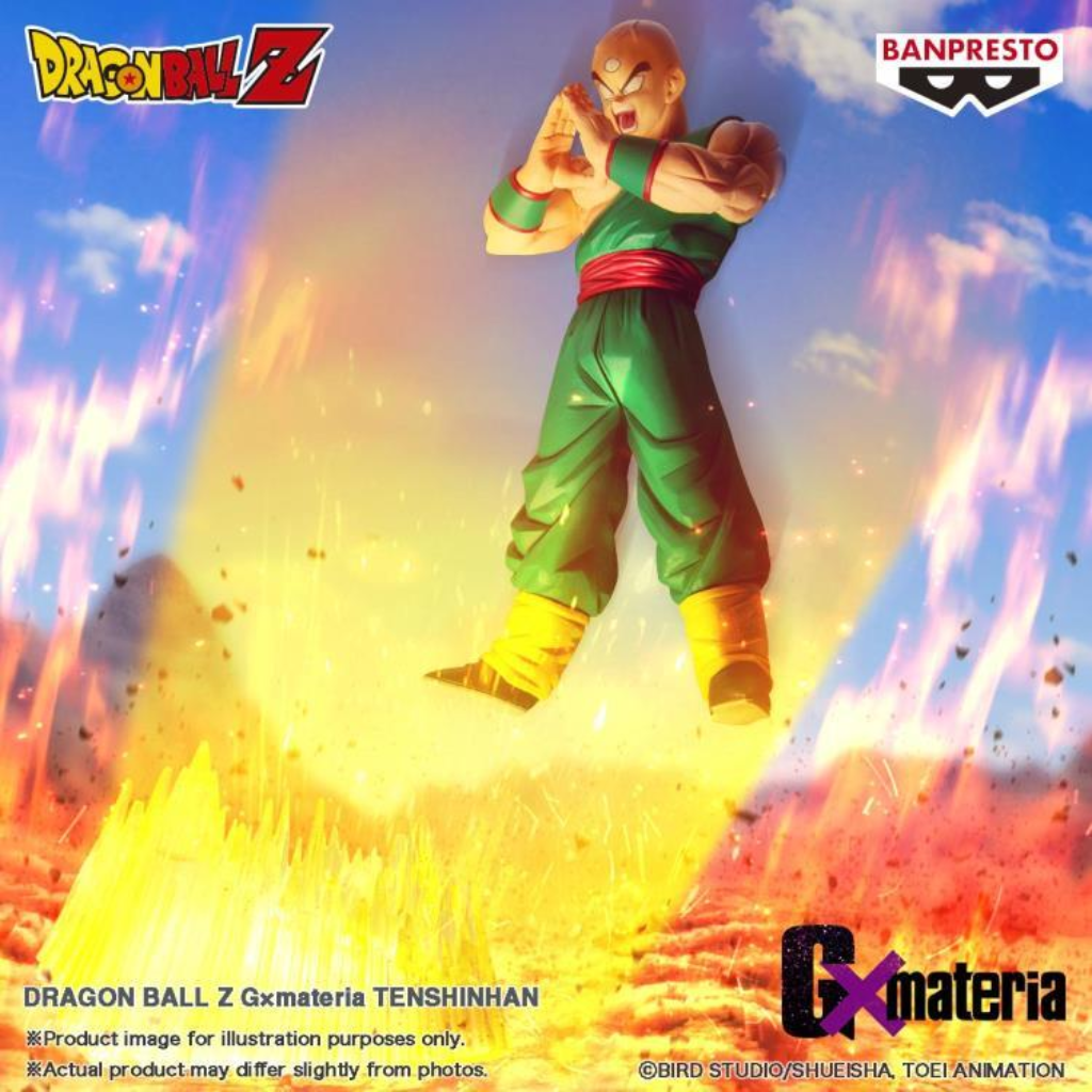 Dragon Ball Z GxMateria Tien Shinhan Figure Banpresto UK Seller New