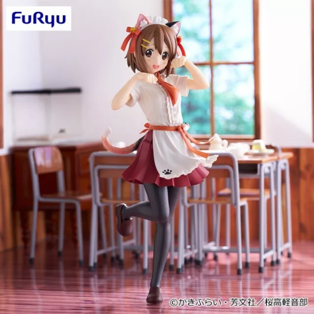 K-ON! Yui Hirasawa Trio-Try-iT Figure School Festival Nyanko Cafe FuRyu